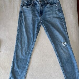 Joe's Jeans Light Blue Distressed Jeans